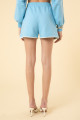 Shorts Livia Moletom Azul