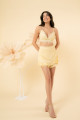 Shorts Saia Lilly Amarelo