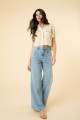 Camisa Betina Cotton Champagne