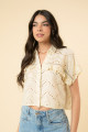 Camisa Betina Cotton Champagne