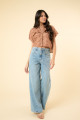 Camisa Betina Cotton Marrom 