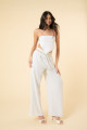Calça Cós Assimétrico Ayla Off White
