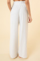 Calça Cós Assimétrico Ayla Off White