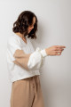 Blusa Anne Moletom Off White 