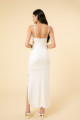 Vestido Sophia Suedine Off White