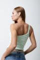 Blusa Fran Canelada Verde