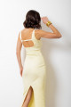 Vestido Ayla Canelado Manteiga