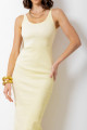 Vestido Ayla Canelado Manteiga