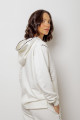 Blusa Clara Moletom Off White