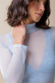 Blusa Kyara Tule Soft Azul