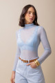 Blusa Kyara Tule Soft Azul