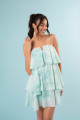 Vestido Violetta Verde Claro