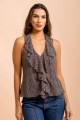 Blusa Frente Única Wave Cinza
