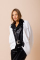 Jaqueta Couro Glow Branca