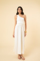 Vestido Sara Suedine Off White