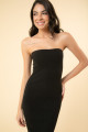 Vestido Elis Canelado Preto